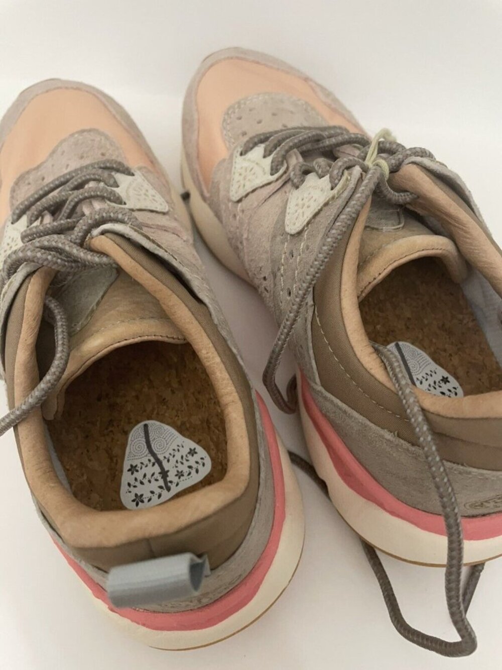 Flower Mountain CORAX WOMAN Pink Technical Fabric and Suede Sneakers Sz 38 US 7 - Picture 5 of 8